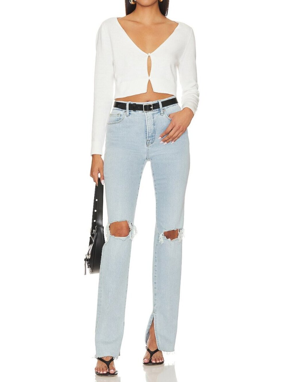 🆕 Good American Flare Bottom Jeans | Size 29 | NWT
